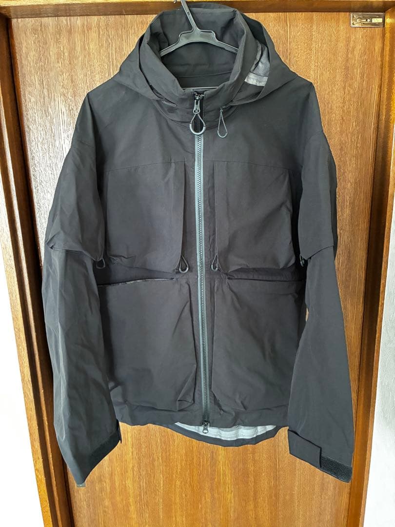 TECH JACKET マルチポケット 3レイヤー 黒 サイズ2