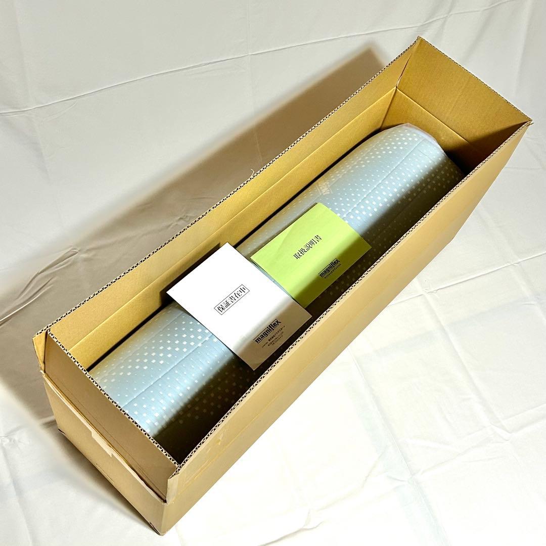 【訳あり未使用品】マットレス　シングル　マニフレックス　ふとん　ライトブルー