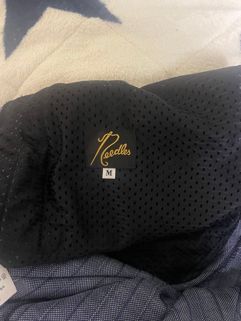 Needles STUDIOUS別注トラックパンツ　ネイビー　型番OT1554