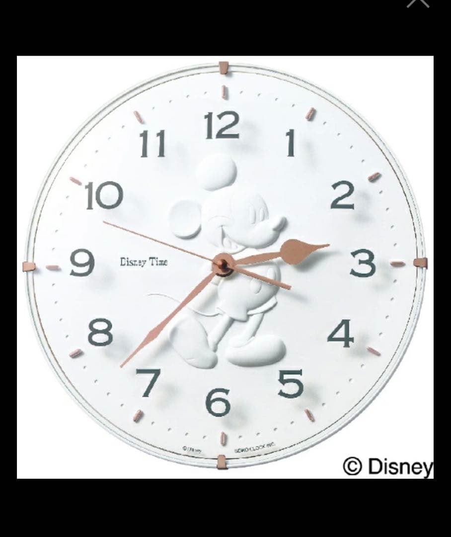 Disney Time ミッキーマウス 掛時計