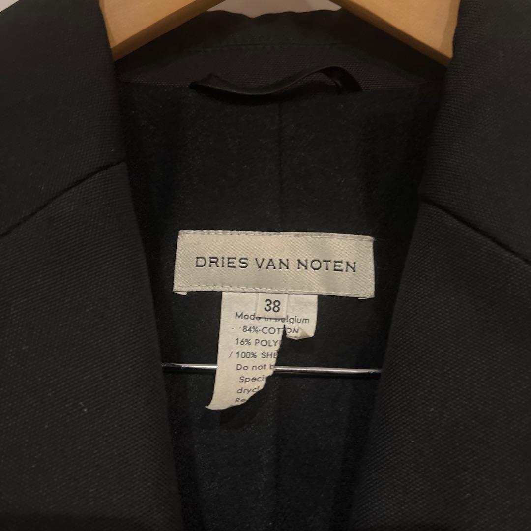 ドリスヴァンノッテン　袖ファー切り替えコート　希少