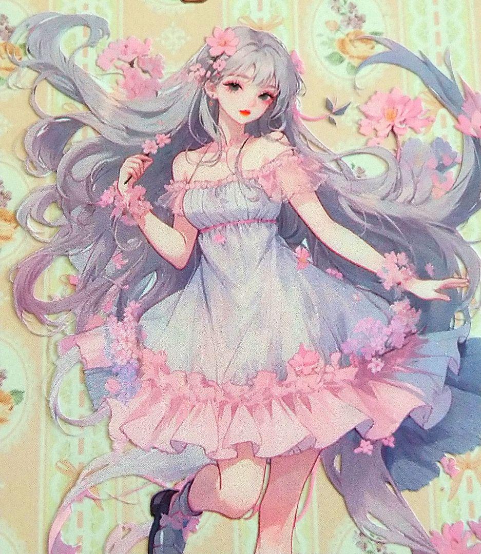 廃盤品✩J851＃花雾花汐(PET)晴惜春切り売り海外人物女の子AIマステ