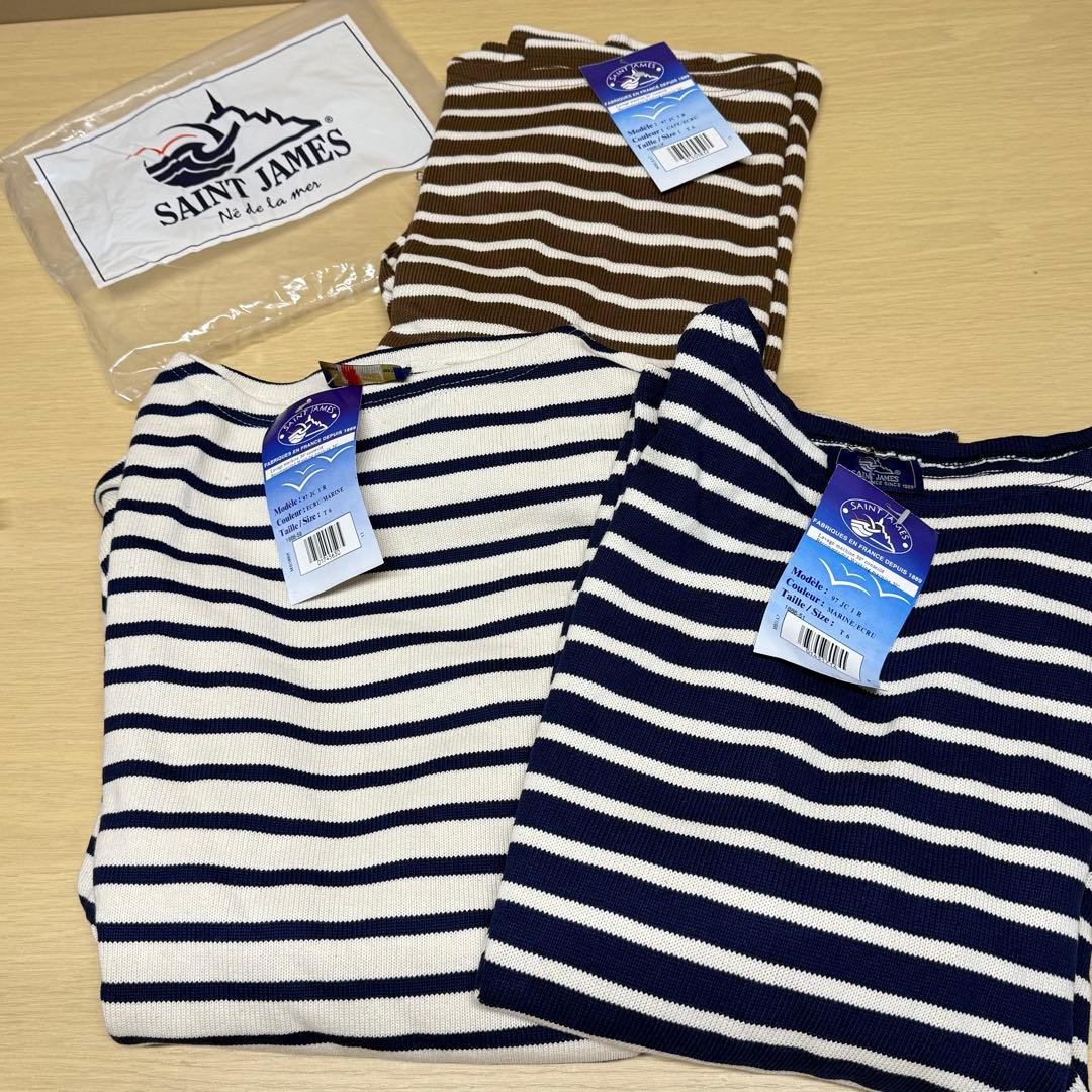 90s ヴィンテージ セントジェームス バスクシャツ T6 ボーダー ロンT