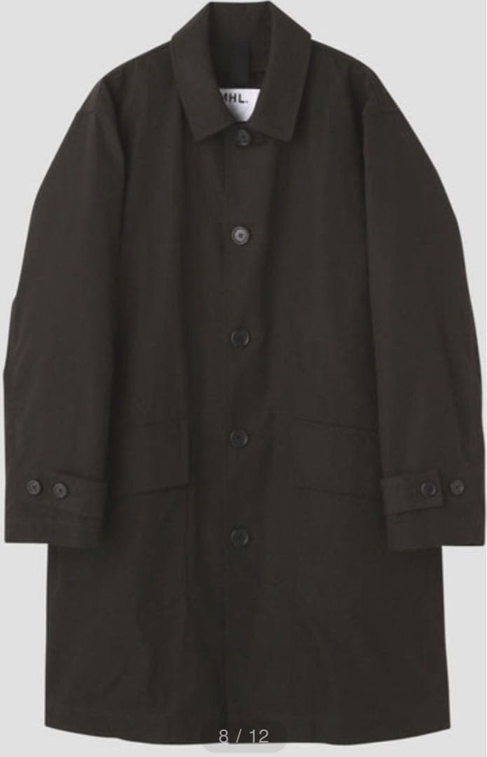 MHL. ダウンライナー付きステンカラーコート