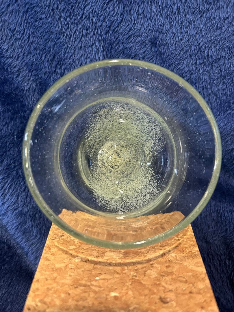 稲嶺盛吉製作　琉球ガラス　泡ガラス　クリアD