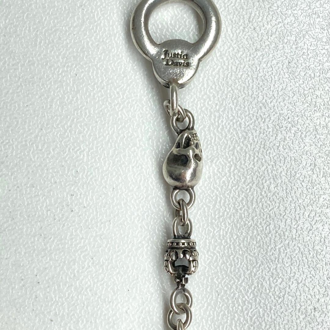 美品　Justin Davis ジャスティンデイビス　ブレスレット　シルバー