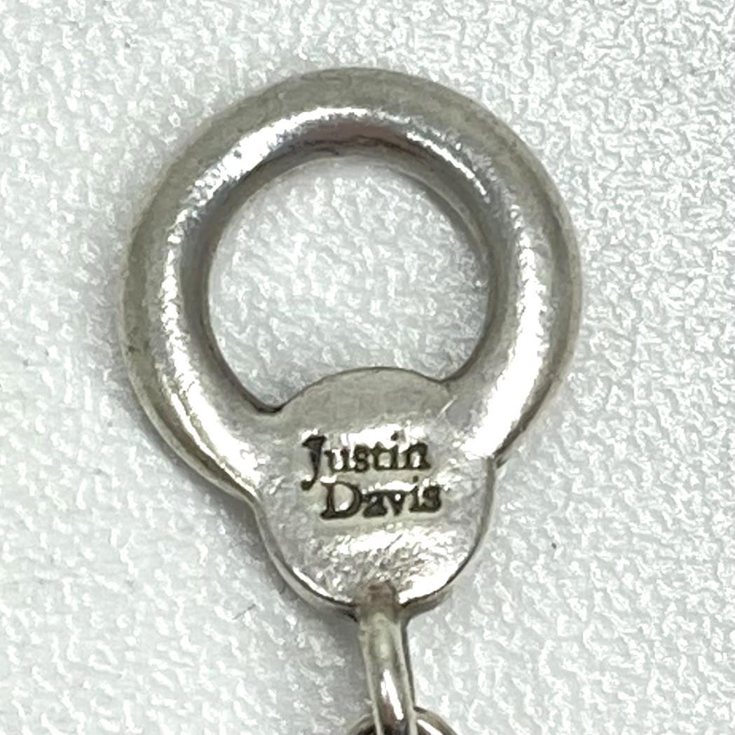 美品　Justin Davis ジャスティンデイビス　ブレスレット　シルバー