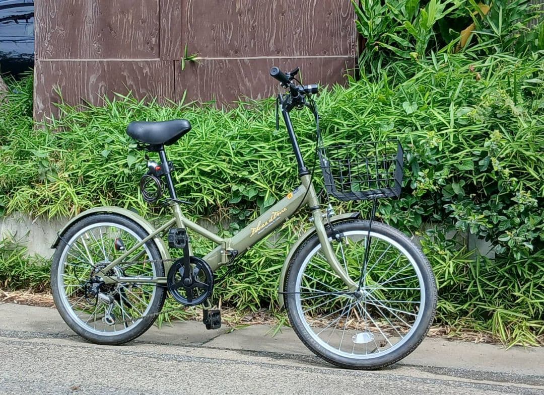 6段変速 20インチ 折りたたみ自転車 使用少