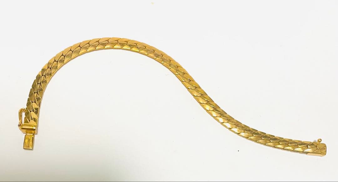 ◆ 値下げ‼️新品‼️ドイツ製ニナリッチヴィンテージゴールドレスレット喜平デザイン◆