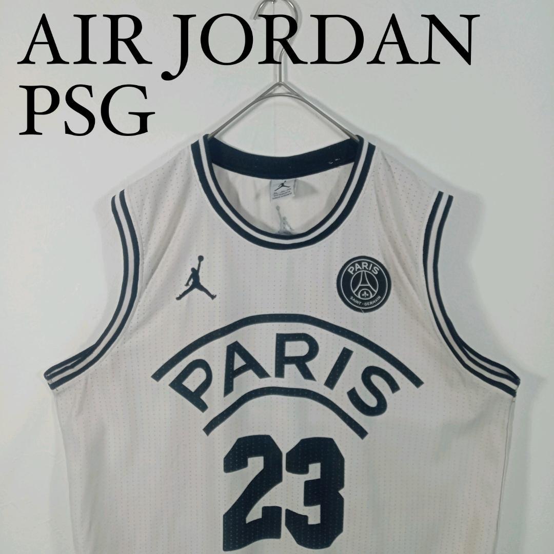 パリサンジェルマン(PSG)×ジョーダン タンクトップ　バスケットボールXXXL