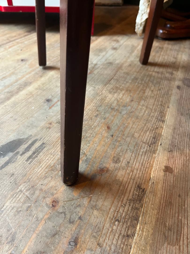 ビーンズ型 チェア 椅子 昭和レトロ レトロポップ 当時物 赤 インテリア