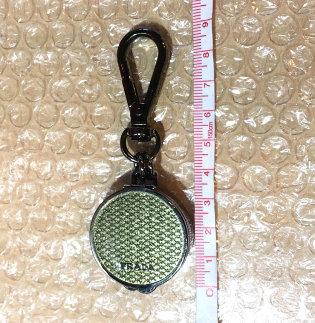 レア PRADA プラダ グリッター ピルケース バッグチャーム キーホルダー
