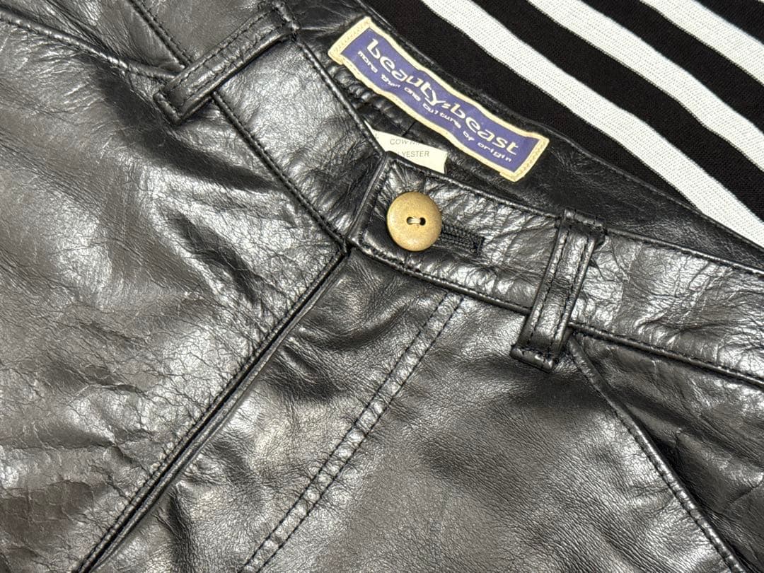 beauty:beast 牛革 パンツ サイズM