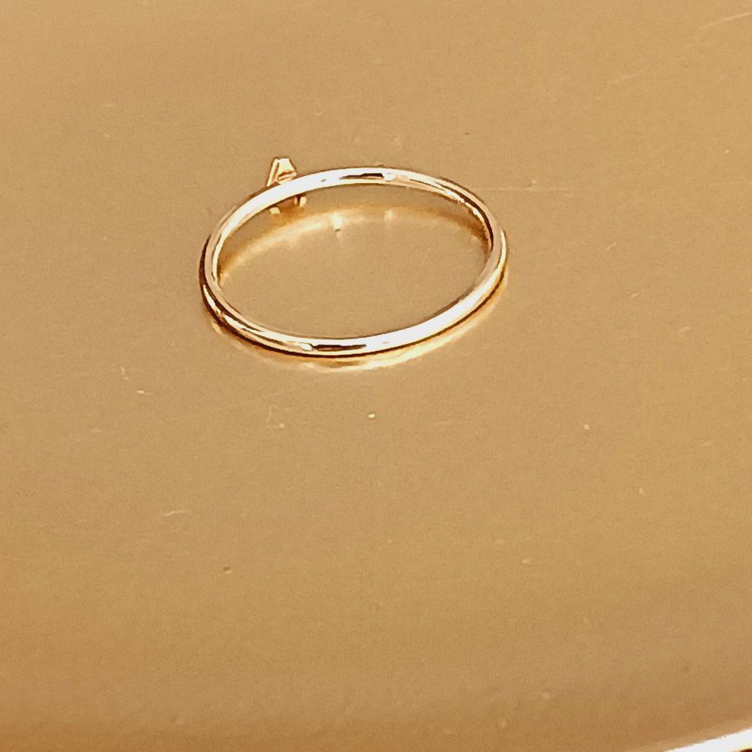 K18かK10レイジースーザン　アルファベットリングＡ 18K訳あり？