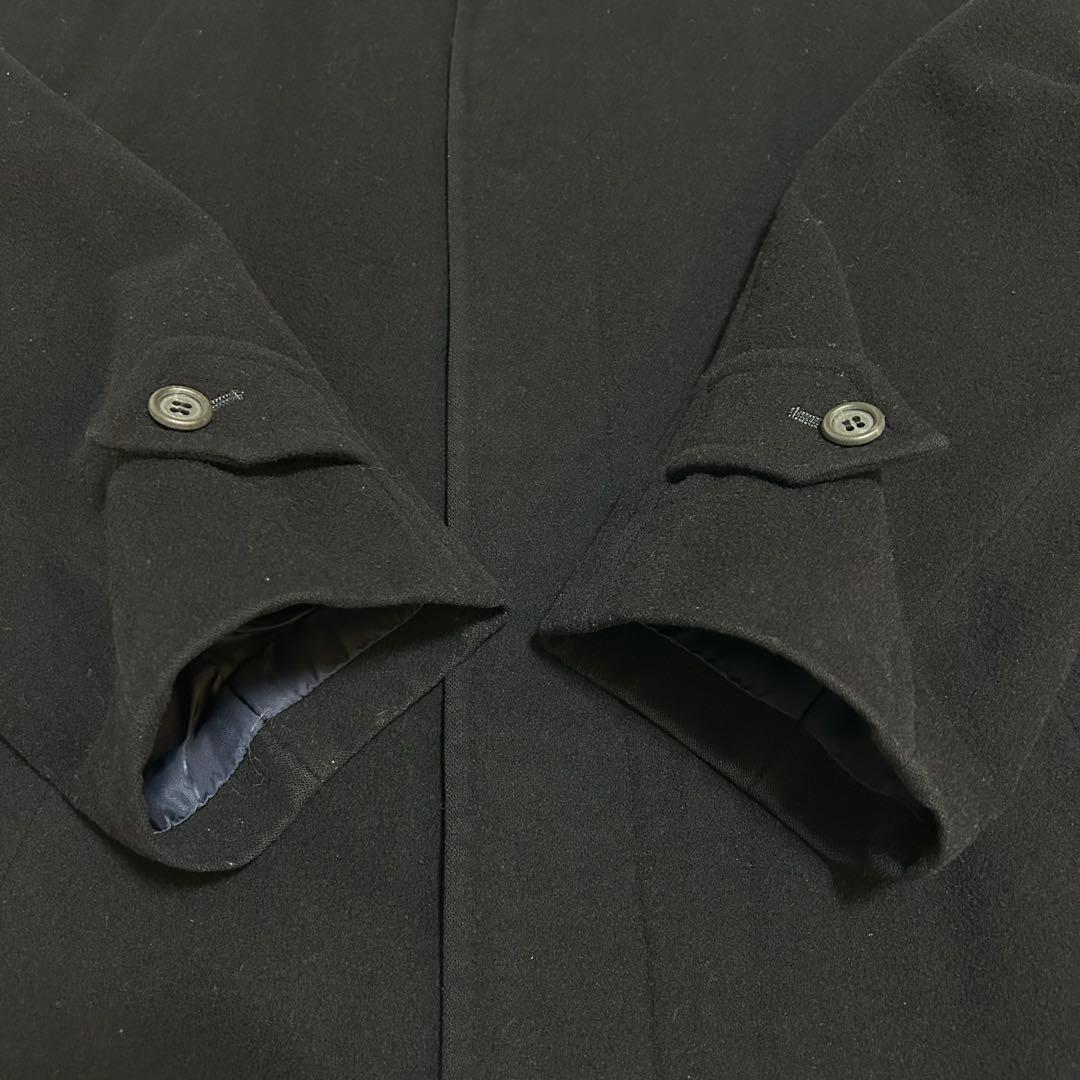 ✨美品✨ブルックスブラザーズ カシミヤ混 ステンカラーコート ブラック M相当