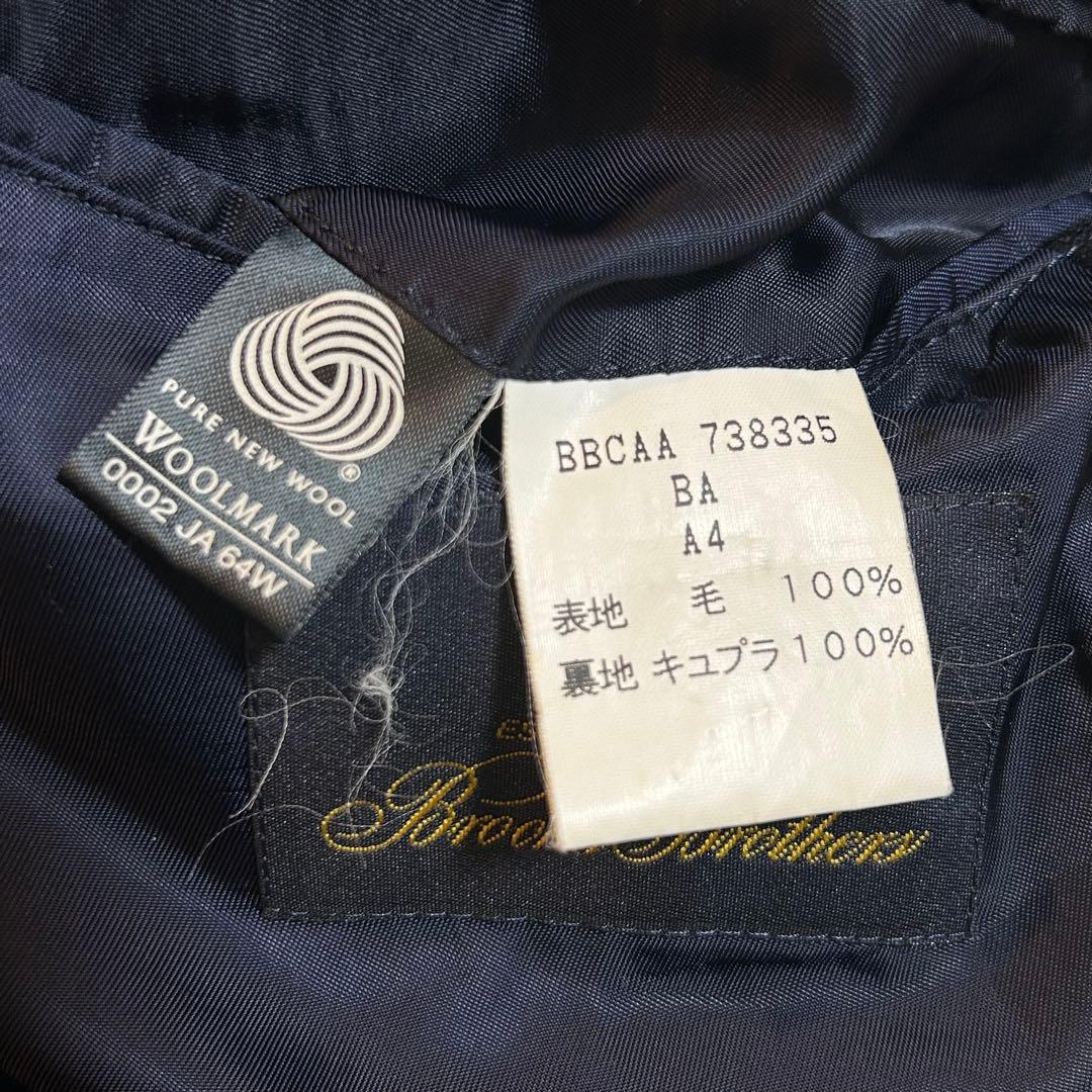 ✨美品✨ブルックスブラザーズ カシミヤ混 ステンカラーコート ブラック M相当