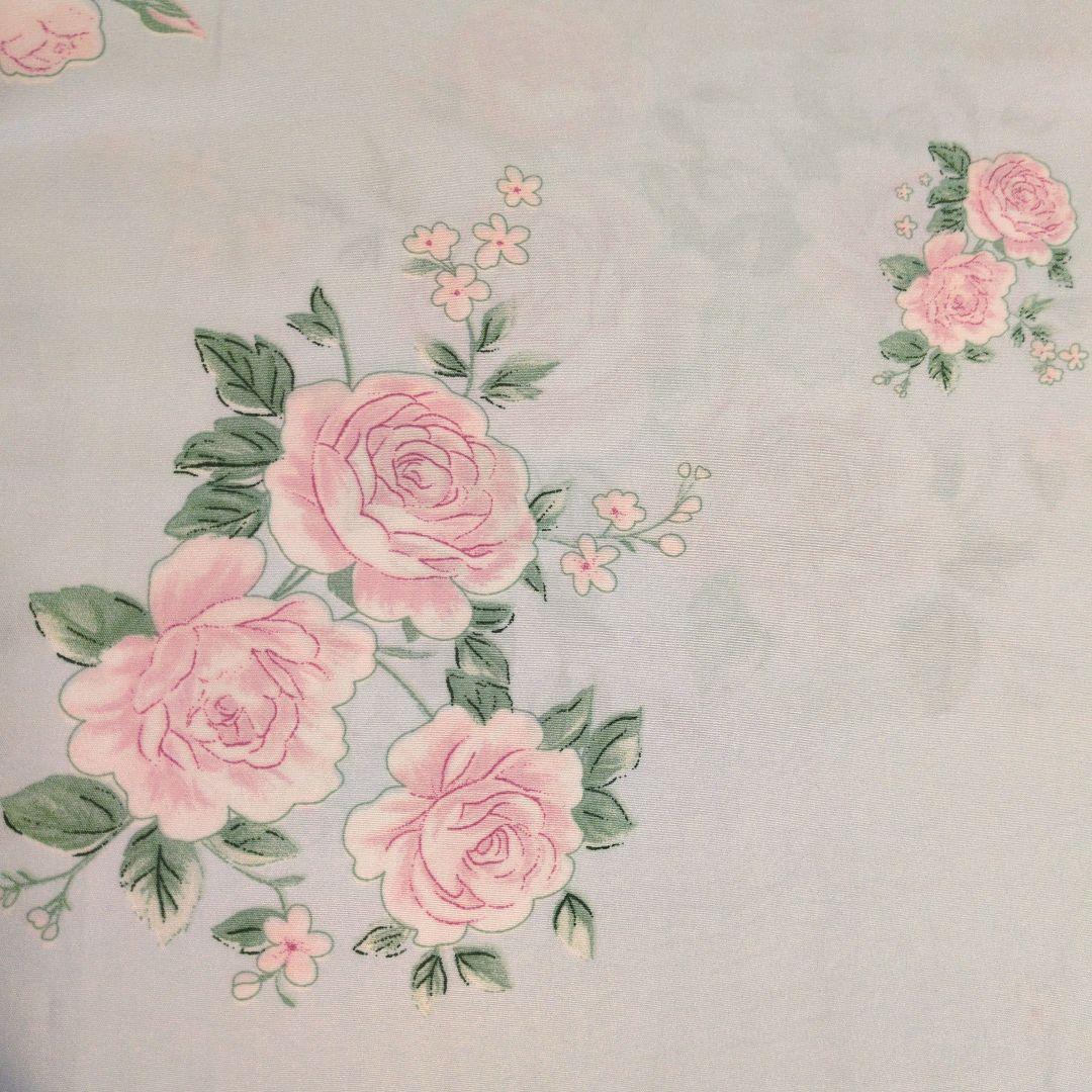 最終価格新品★綿100%ピンク薔薇シングルフリル掛け布団カバー枕カバーシーツ4点