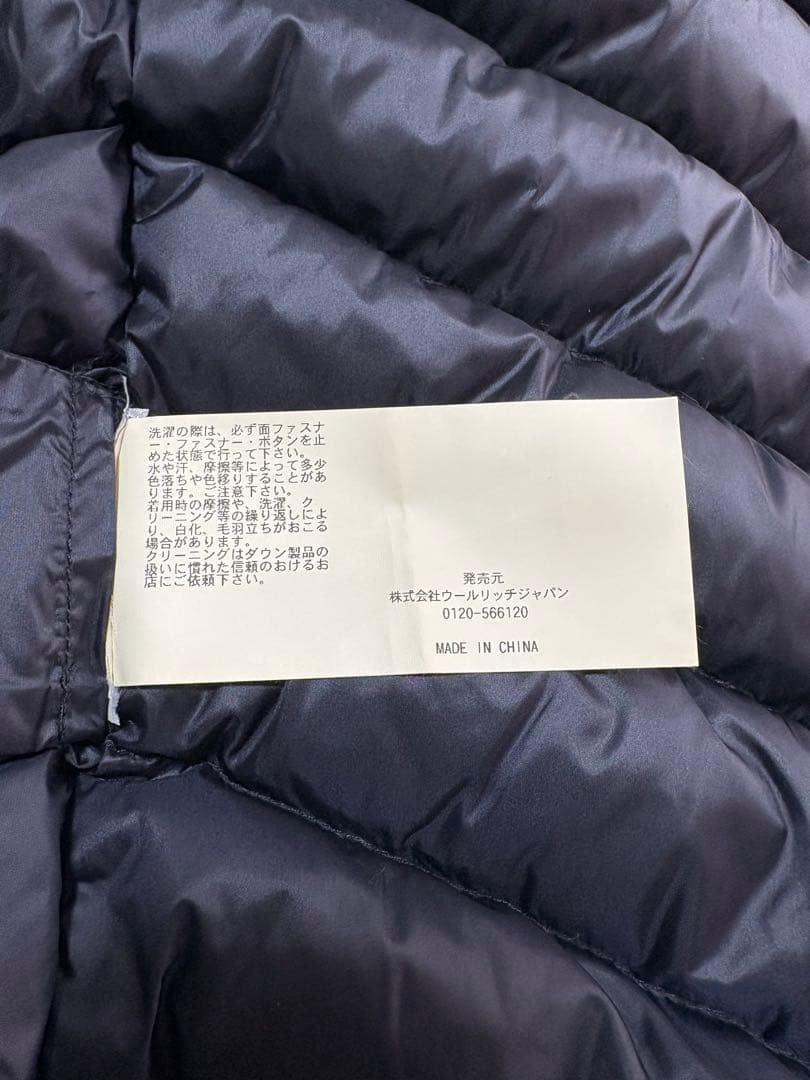 極美品⭐︎ ウールリッチ　ボウブリッジ　ファー　ダウンコート　XS ネイビー