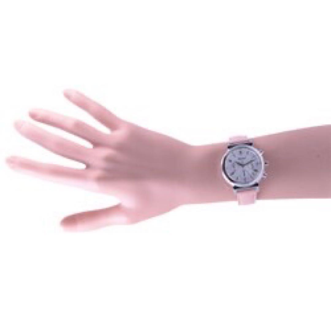 SEIKO ルキア　LUKIA クロノグラフ　ソーラー電池　ダイヤ　本革ベルト