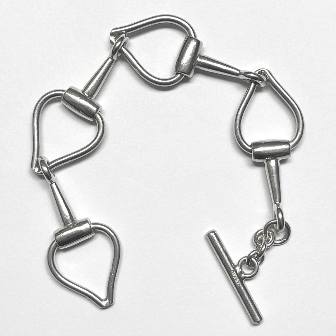 メキシコ製 VINTAGE ホースビット ブレスレット シルバー925