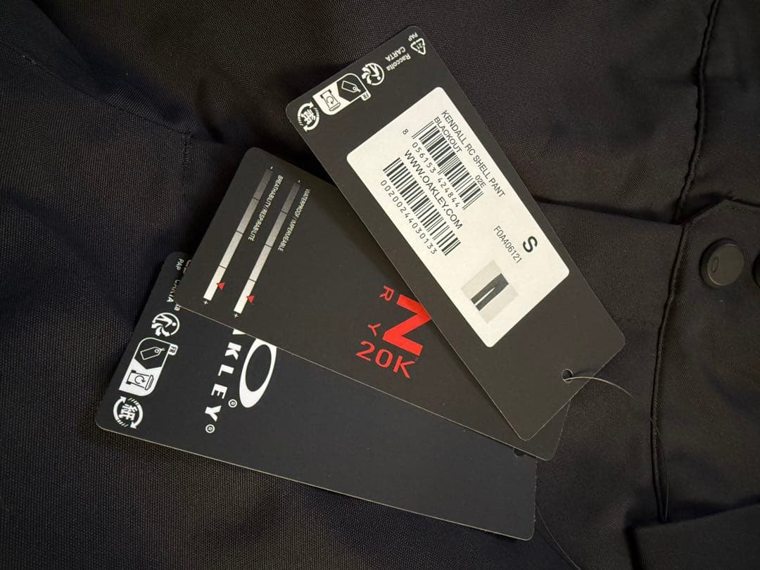 新品 Oakley Kendall RC Shell Pant M ブラック