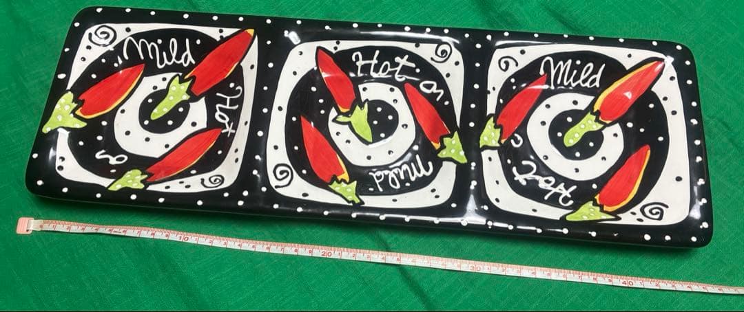 STUDIO NOVA のレッドホットチリ皿⭐︎