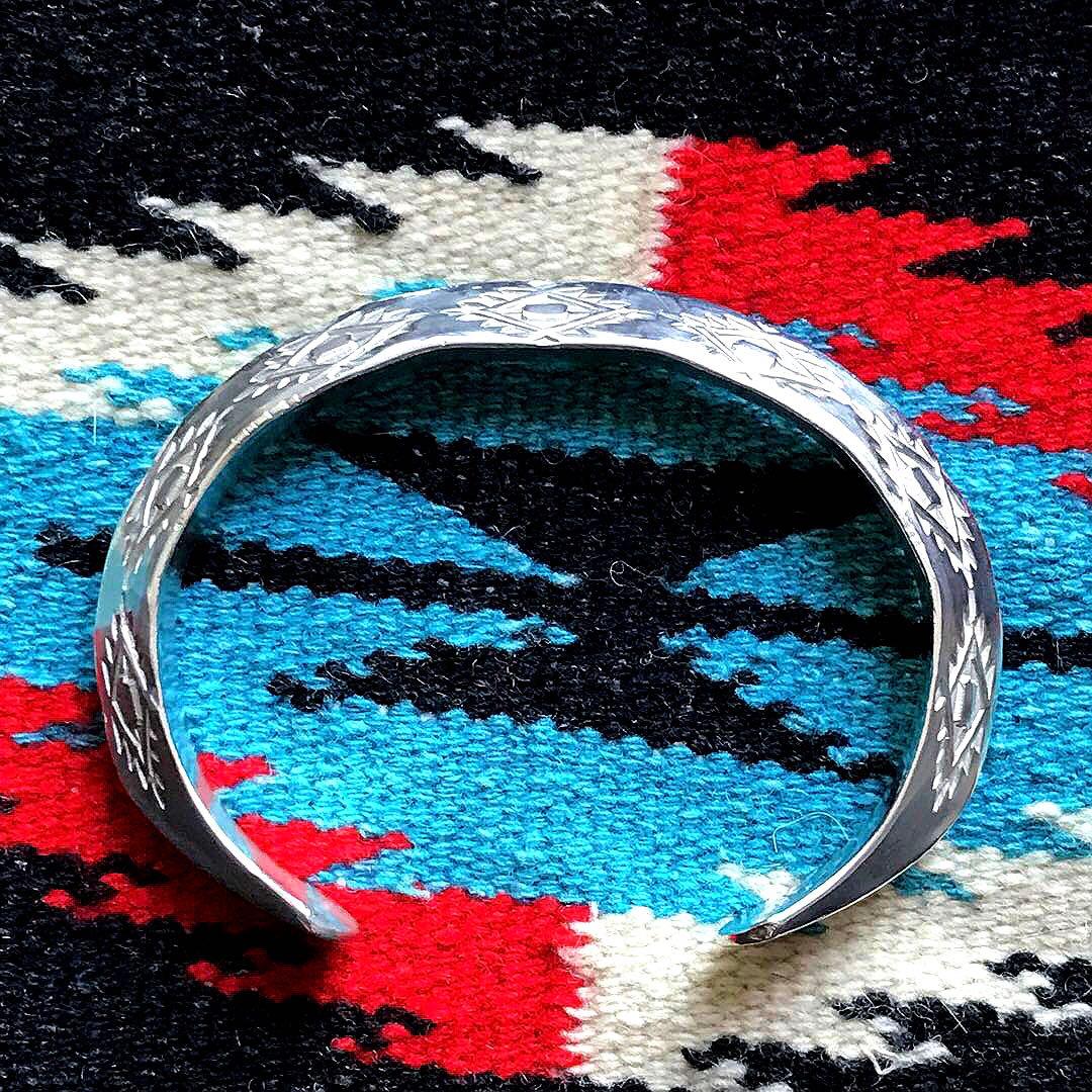 Indian Jewelry アーノルドグッドラック　シルバー　バングル②