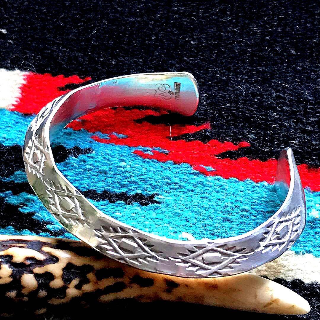 Indian Jewelry アーノルドグッドラック　シルバー　バングル②