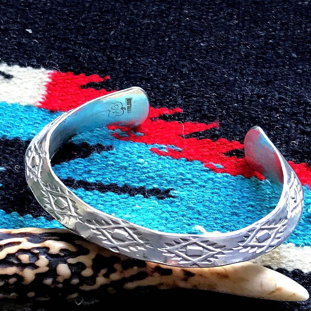 Indian Jewelry アーノルドグッドラック　シルバー　バングル②