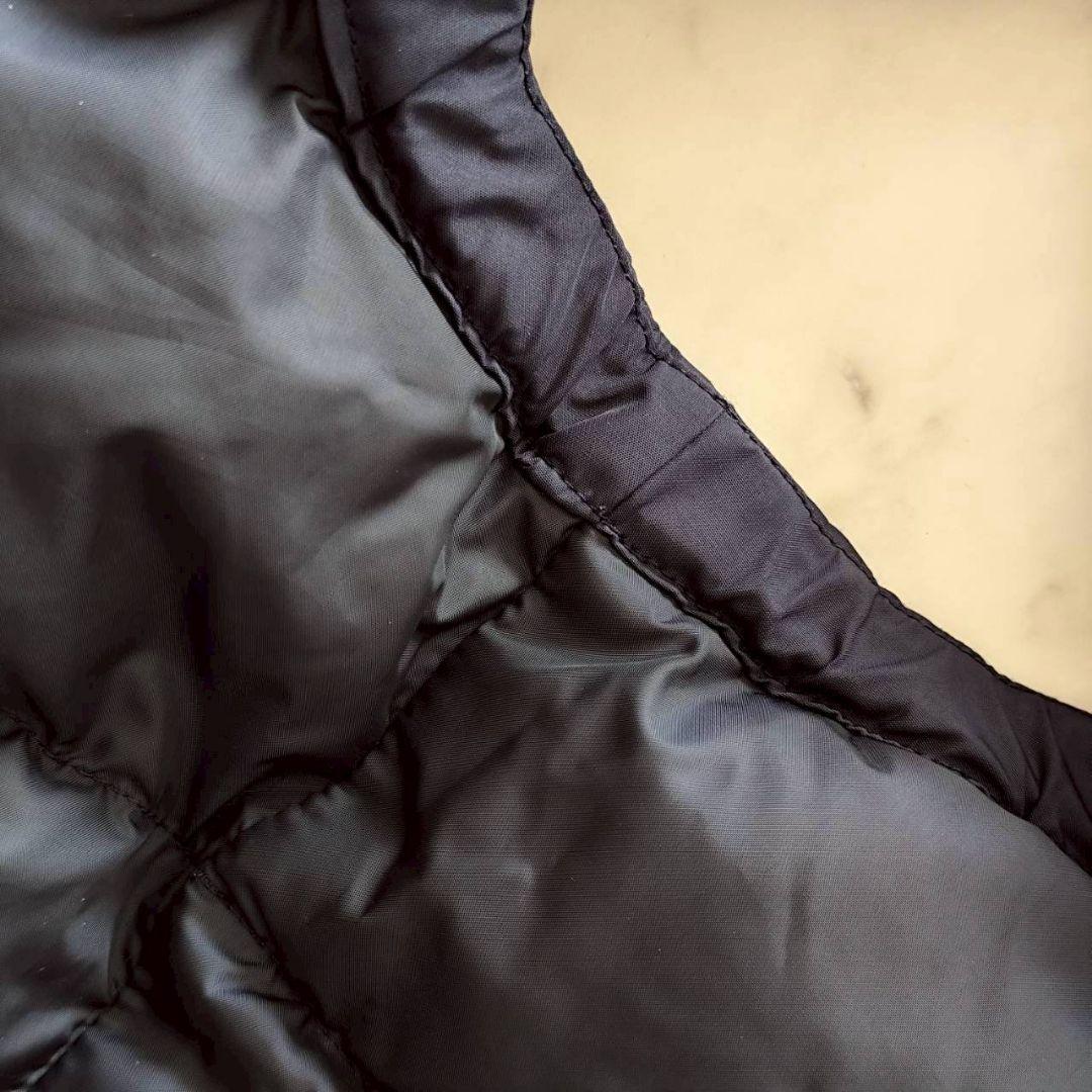 ポロラルフローレン フード レザー ポニー刺繍 ダウンベスト ネイビー