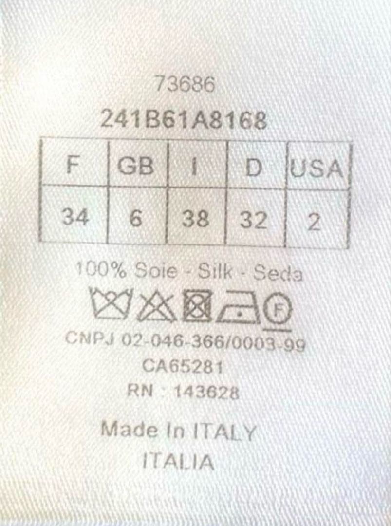 cn★【極美品】ディオール シャツブラウス 半袖 ドット ブラック