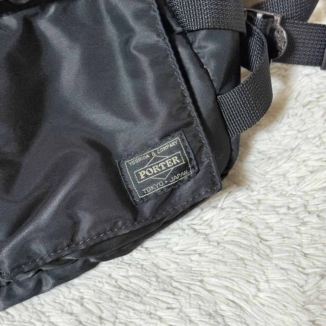 ⭐️未使用級⭐️　PORTER　TANKER　ボディバッグ　ブラック　ウエストバッグ
