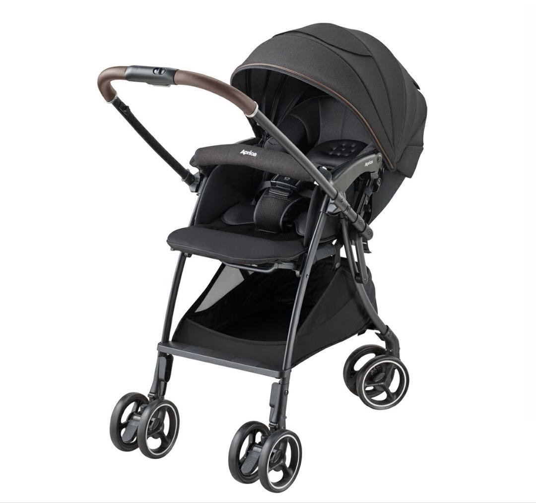 【極美品】新品未使用 アップリカ ラクーナクッションフリーAD 人気のブラック