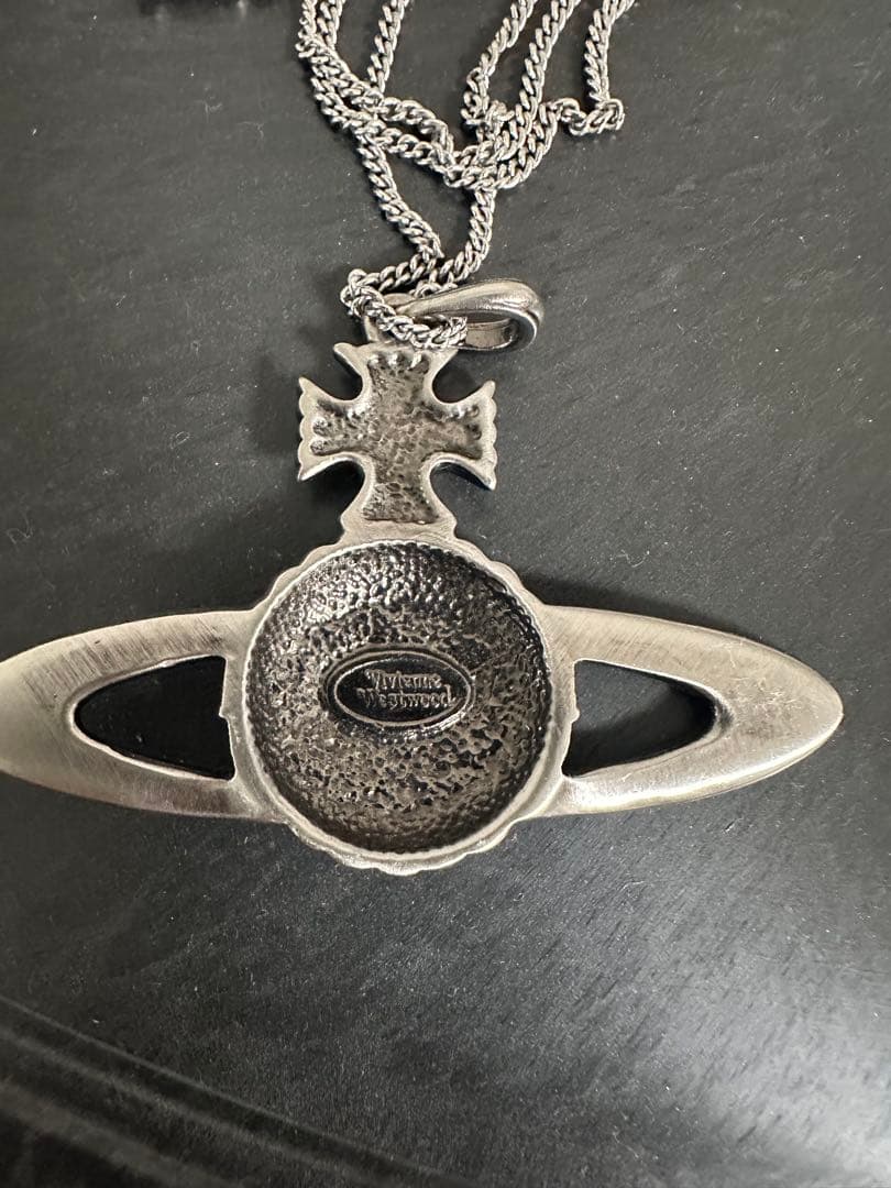 Vivienne Westwood ヴィンテージシルバーロングネックレス　希少