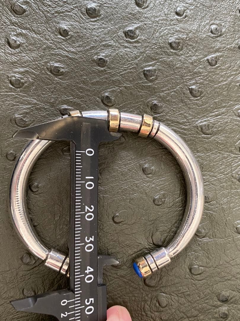 希少Edison Cummingsバングル シルバー X 14K X Lapis