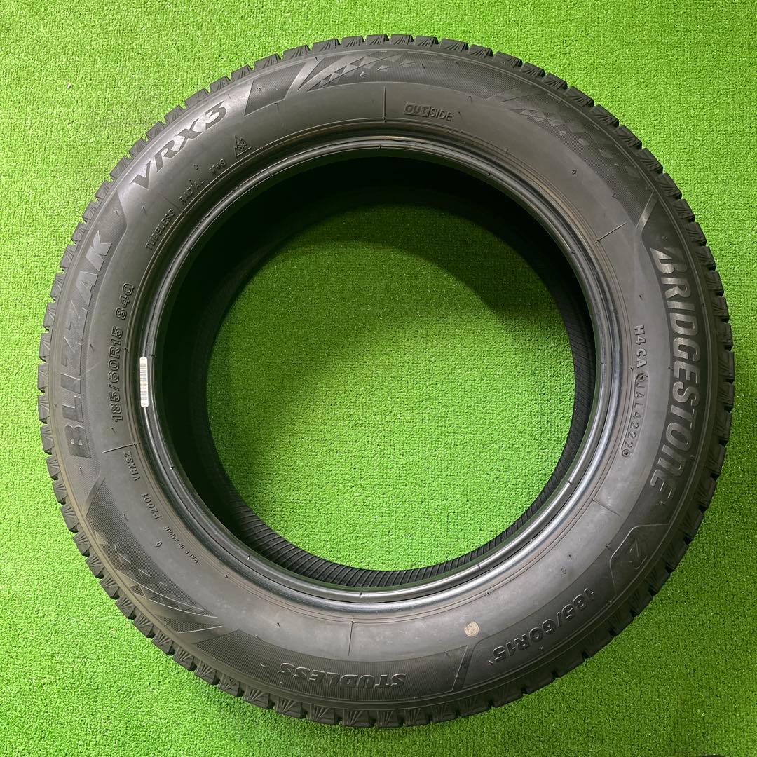 ネイチャー① 2本 BS VRX3 185/60R15 激溝　22年製！