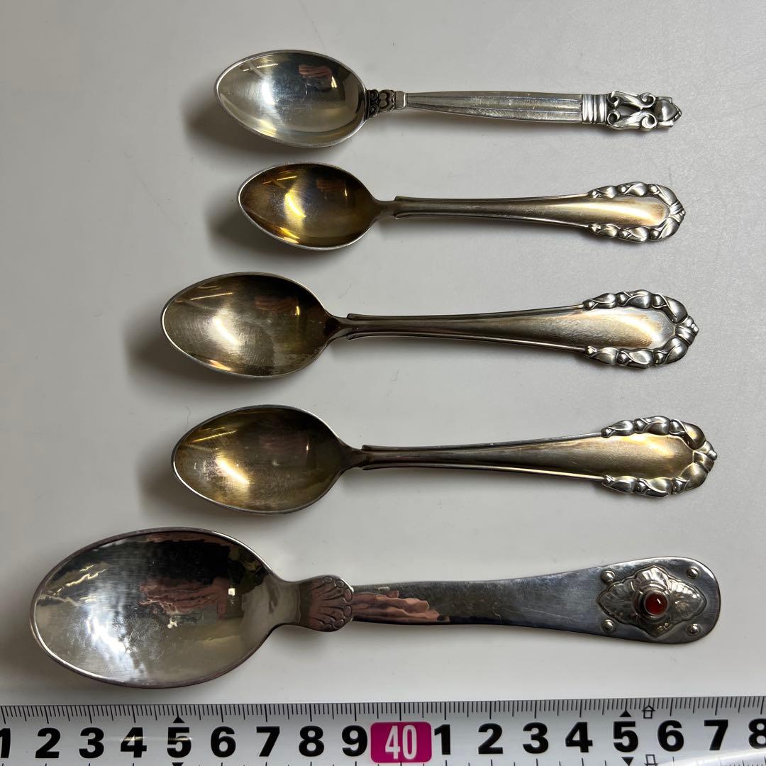 ジョージジェンセンsterling925 スプーン386g東な8-0201☆2F