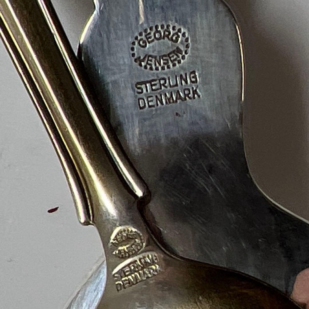 ジョージジェンセンsterling925 スプーン386g東な8-0201☆2F