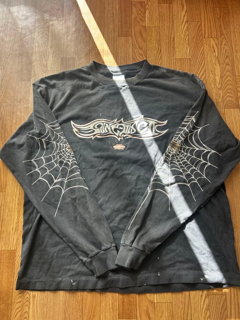 SAINT Mxxxxxx TEFLON DISCO ロンT ヴィンテージ加工