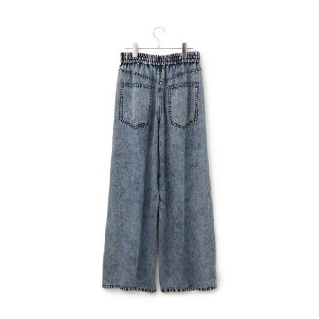 ＜Adam et Rope＞ライトデニムイージーパンツ