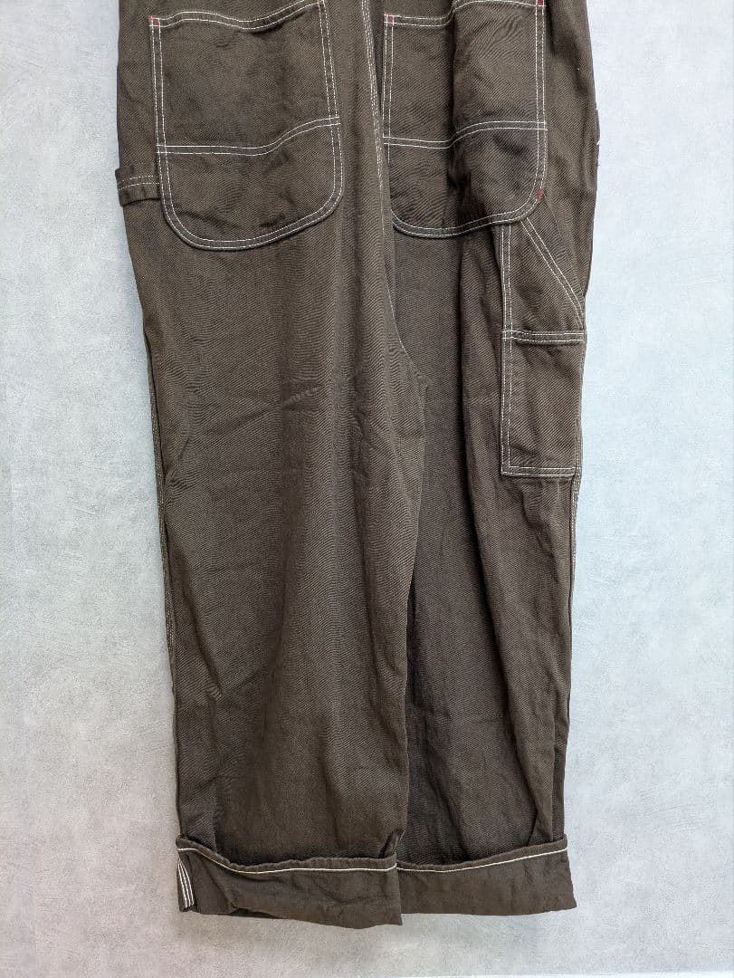 BEAMS BOY × BIG MAC 別注 オーバーオール ブラウン F