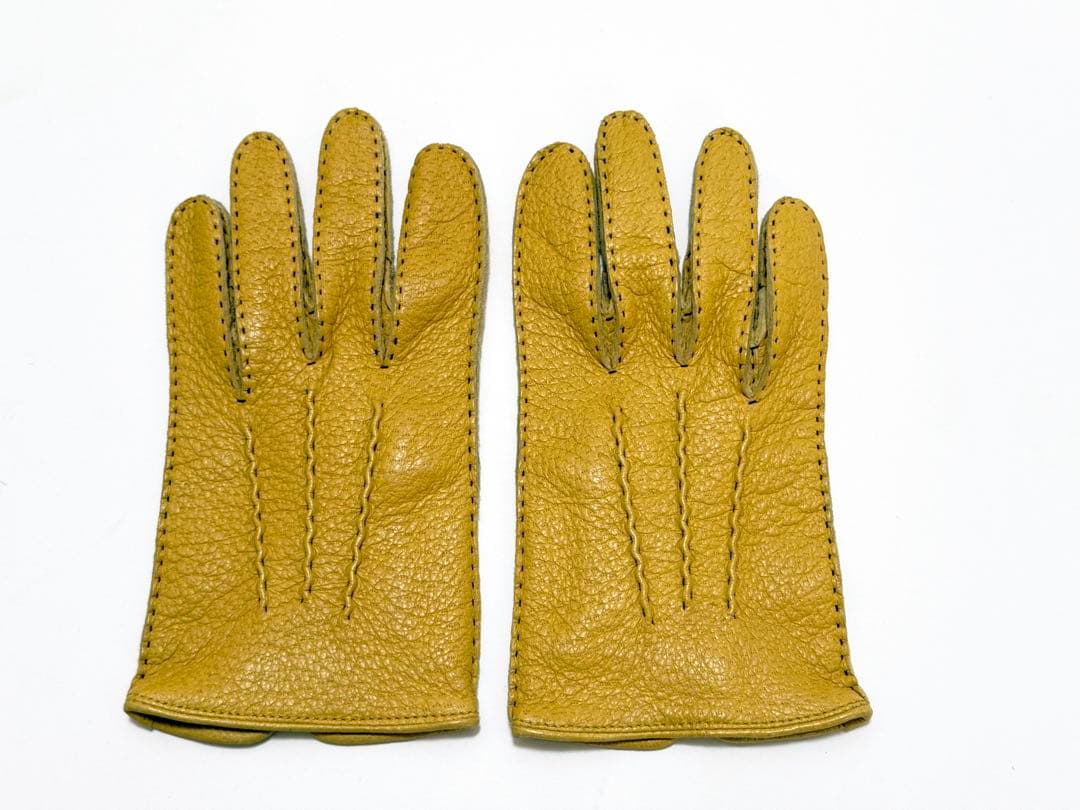 DENTS ペッカリー　レザー　グローブ　８　手袋　裏地無し　デンツ　イギリス製