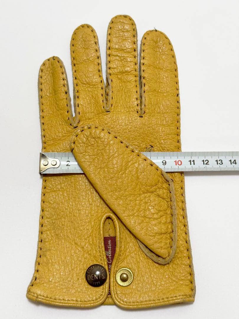 DENTS ペッカリー　レザー　グローブ　８　手袋　裏地無し　デンツ　イギリス製