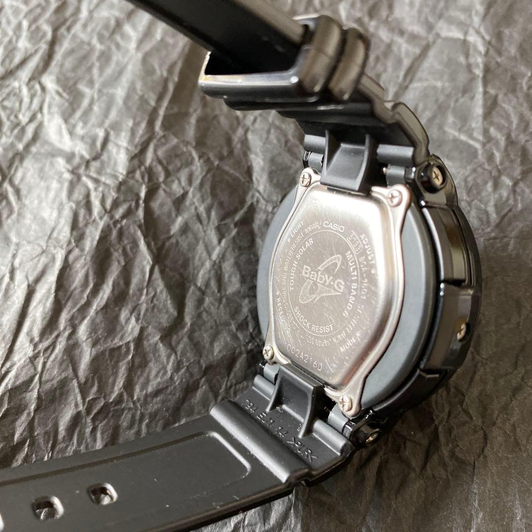 CASIO baby-G 電波ソーラー　BGA-1601 艶黒