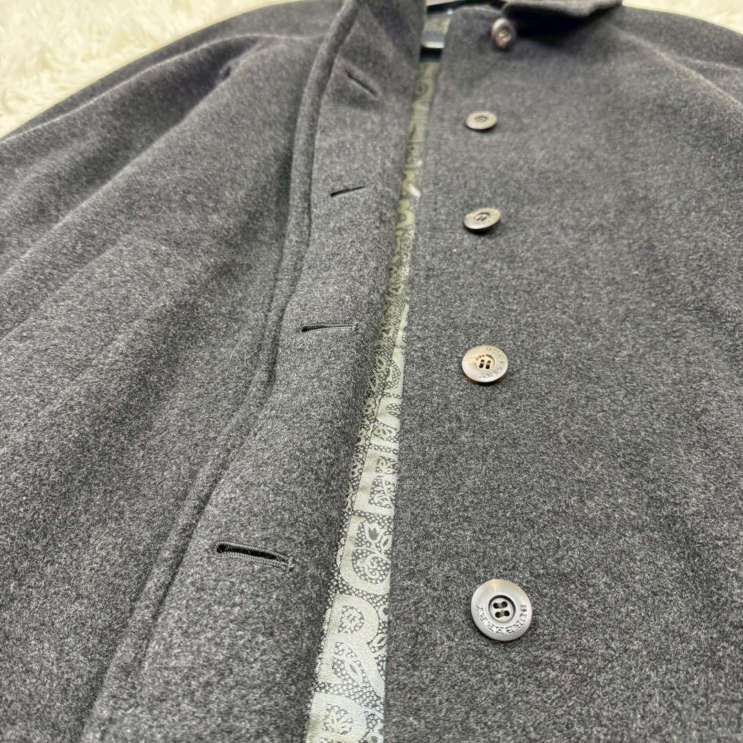 未使用級✨ バーバリーロンドン カシミヤ 裏地総柄 ロングコート 7号 Sサイズ