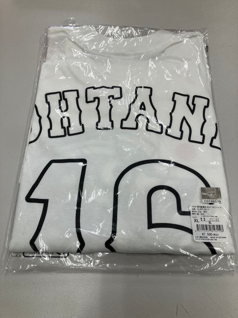 WBC 2023 優勝記念レプリカTシャツ　大谷翔平選手　XLサイズ　新品