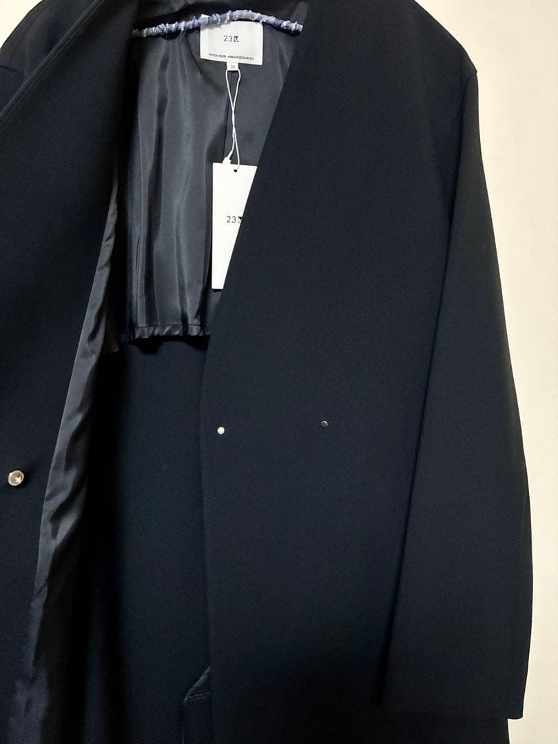 ★新品★ 23区 グロッシー ダブルクロス Vカラーコート