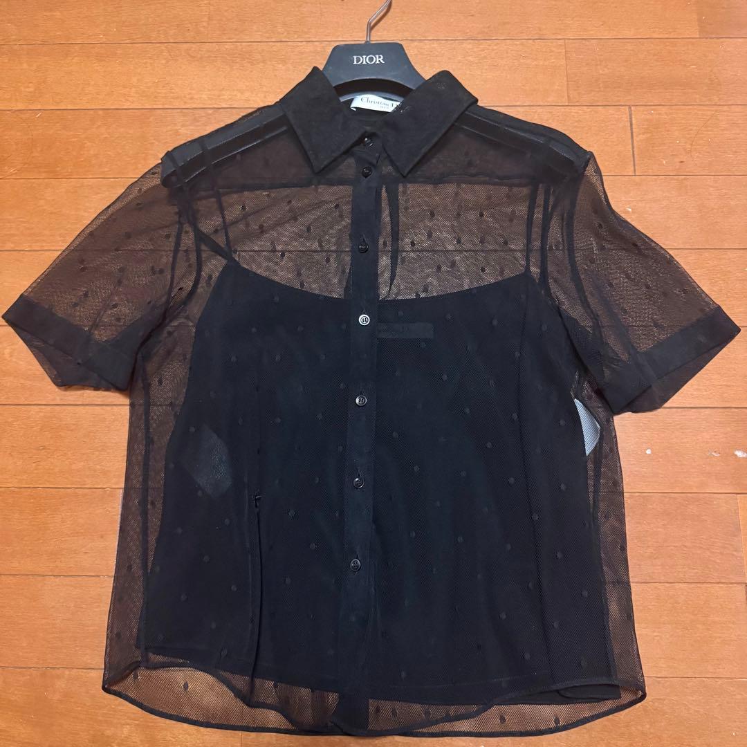 ChristianDiorディオールドットブラウス34