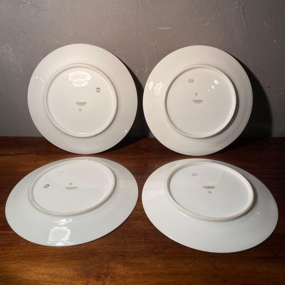 稀少 Limoges ルネ・レトゥヌール 23cmプレート 8枚 ヴィンテージ