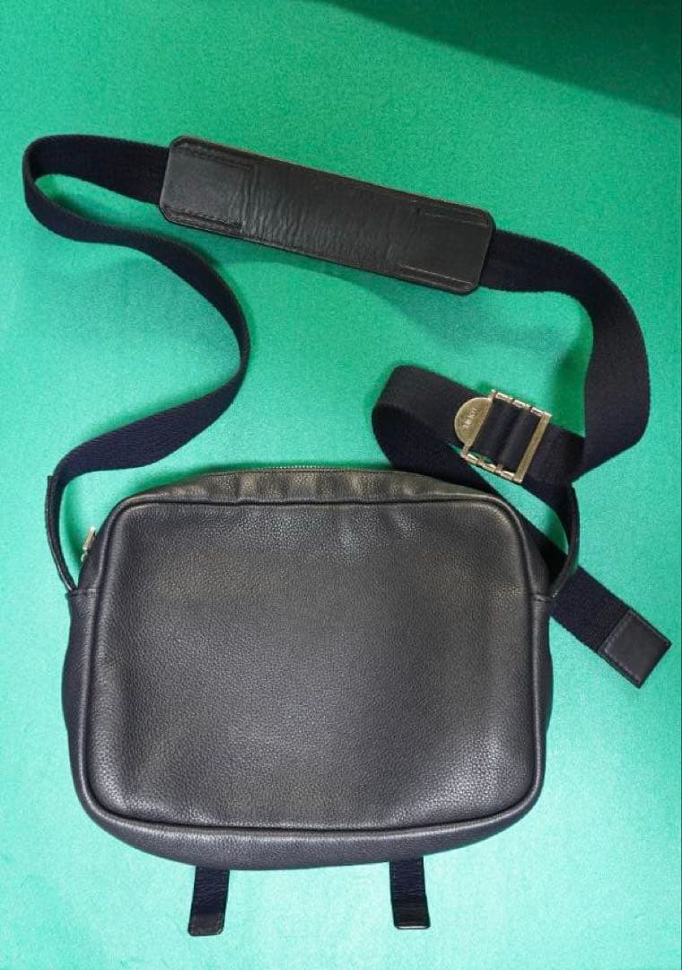 ロエベ ミリタリーバッグ ショルダーバッグ アナグラム ネイビー